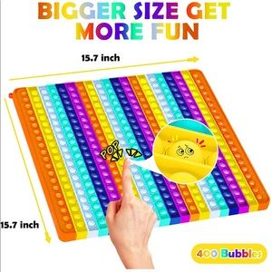 JUMBO RAINBOW POP IT